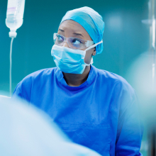 Surgeon in Operating Room
